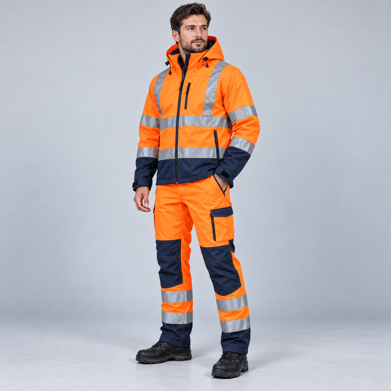 Vêtements de Travail Haute Visibilité – Veste et Pantalon Réfléchissants thumbnail 11