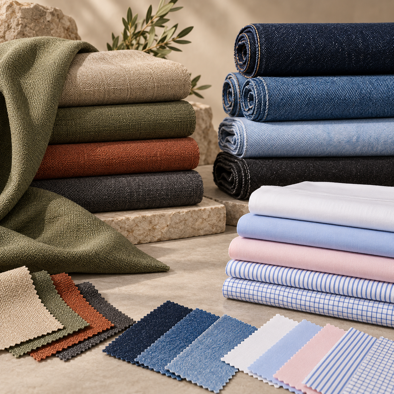 Woven, Denim & Shirting Fabrics