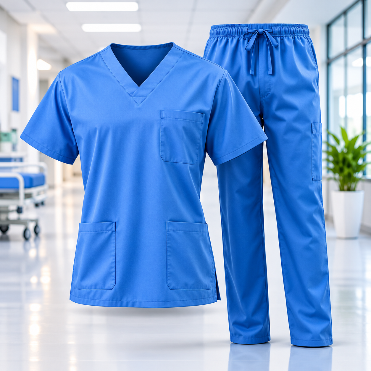 Uniformes sanitarios – Conjuntos médicos de cuello en V thumbnail 4